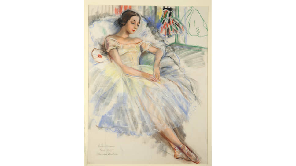Зинаида Серебрякова. «Портрет балерины Александры Даниловой», 1925