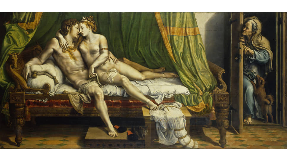 Джулио Романо (Джулио Пиппи). «Любовная сцена», 1524–1525