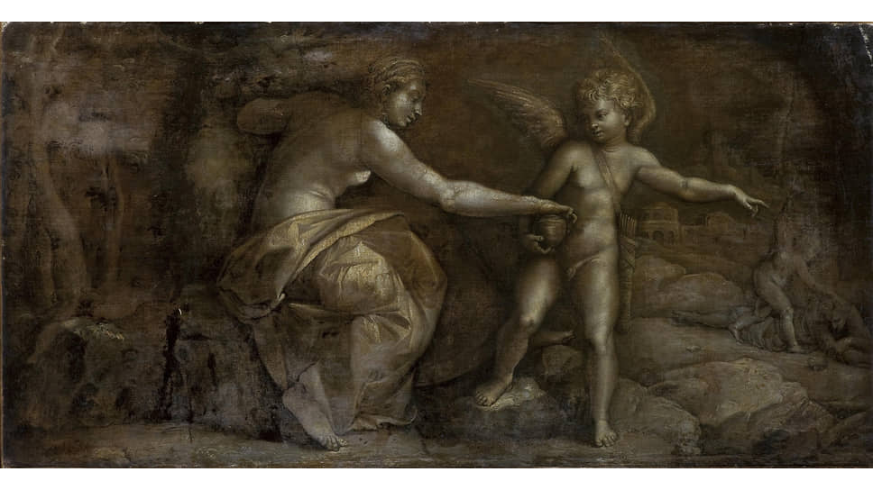 Полидоро да Караваджо (Полидоро Кальдара). «Амур и Психея», 1499–1543