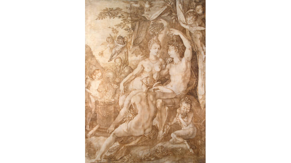 Хендрик Гольциус. «Вакх, Венера и Церера», 1606