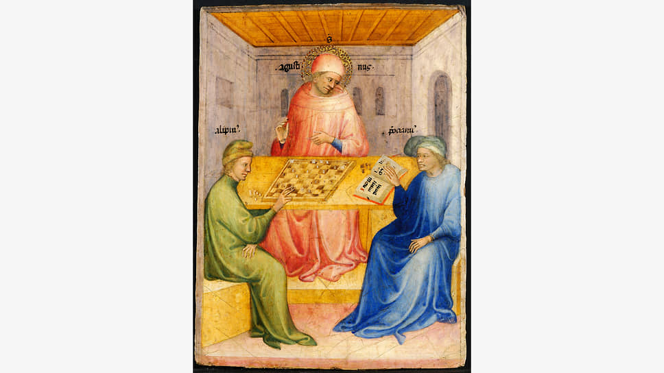 Николо ди Пьетро. «Визит Понтициана к святым Августину и Алипию», 1413–1415 