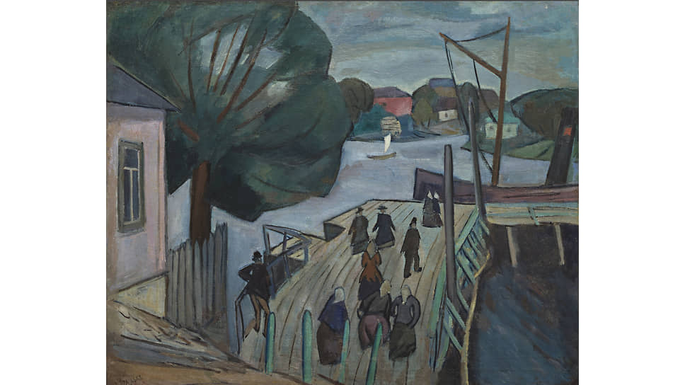 «Пристань. Серый день», 1911 