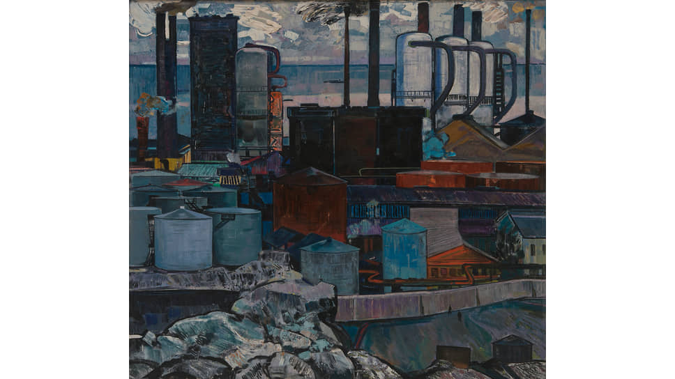 Надир Абдурахманов. «Индустриальный пейзаж», 1964