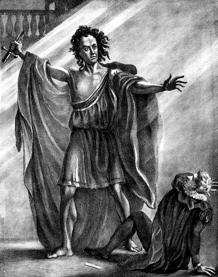 Томас Кук в спектакле «Презумпция, или Судьба Франкенштейна», 1823