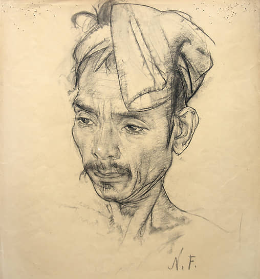 «Житель острова Бали (Мужской портрет)», 1930–1940-е