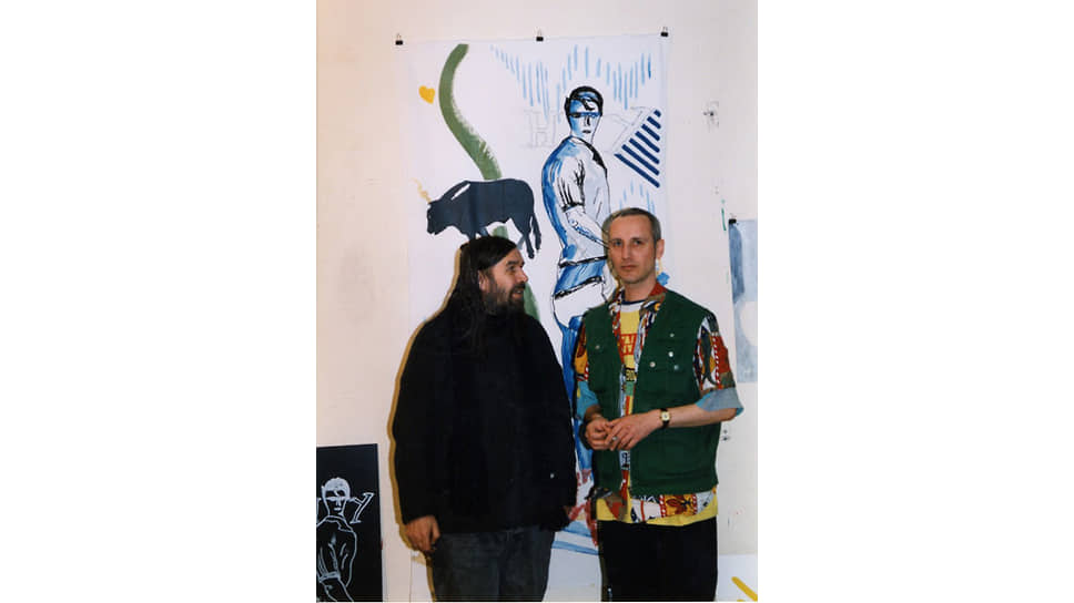 Борис Кошелохов и Евгений Козлов. Берлин, 1997
