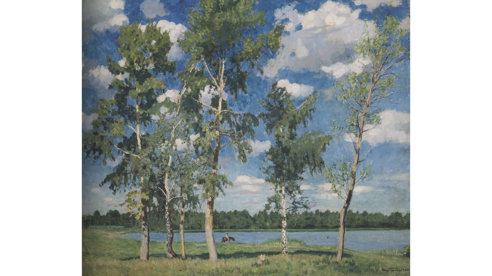 Игорь Грабарь. «На озере», 1926