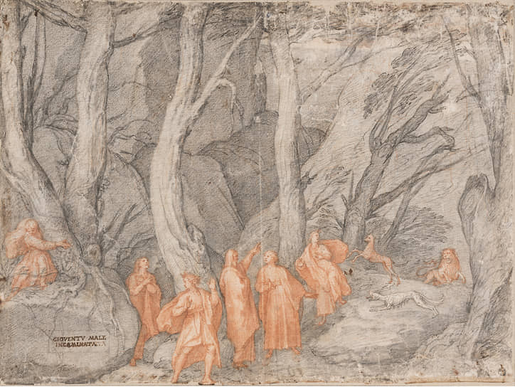 Федерико Цуккари. «Темный лес. Ад, песнь I», 1586–1588