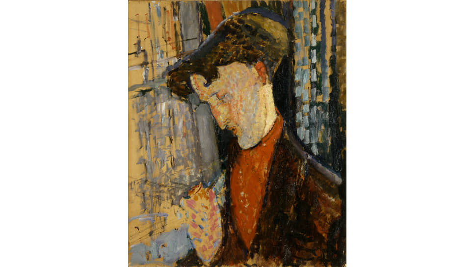 Амедео Модильяни. «Портрет художника Фрэнка Хэвиленда», 1914