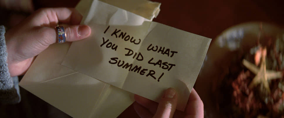 «Я знаю, что вы сделали прошлым летом». Режиссер Джим Гиллеспи, 1997 
