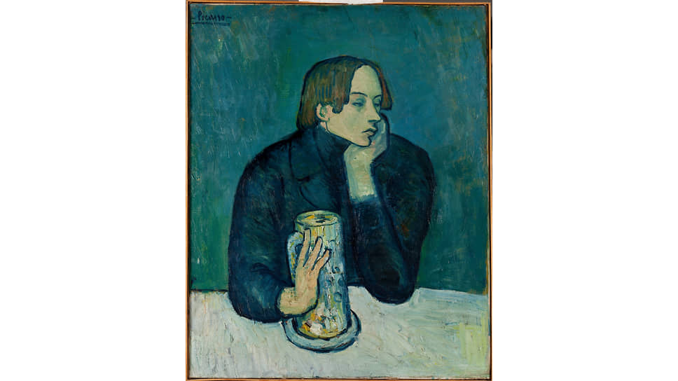 Пабло Пикассо. «Портрет поэта Сабартеса (Кружка пива)», 1901 