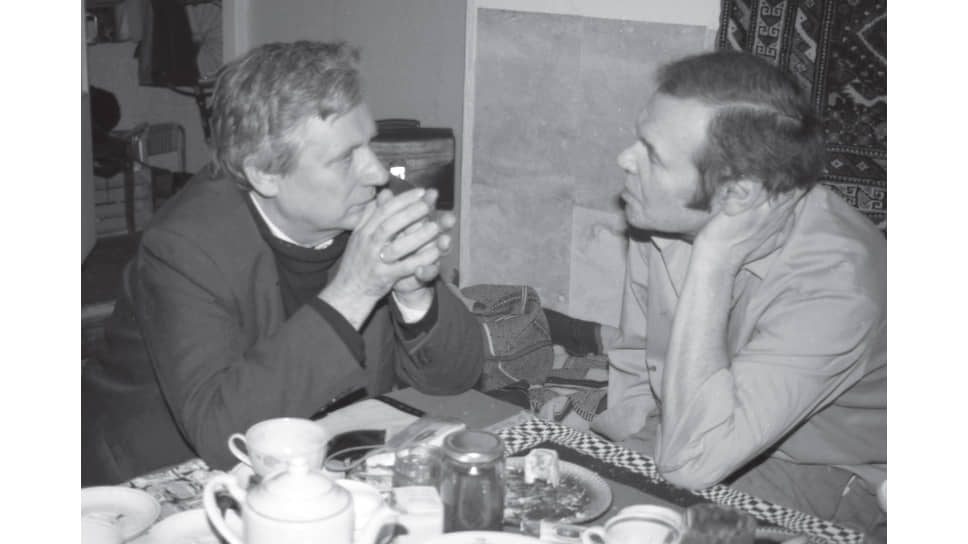 Юрий Мамлеев и Евгений Головин, Москва, 1994