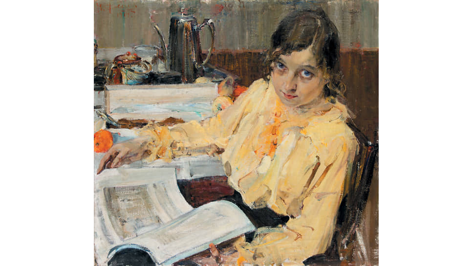 Николай Фешин. «Портрет М.Н. Евлампиевой», 1914
