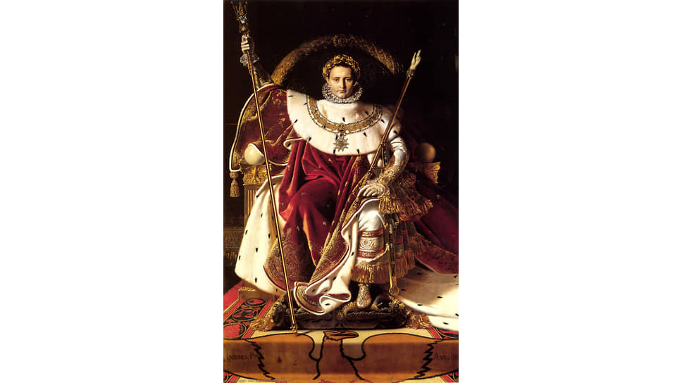 Жан Огюст Доминик Энгр. «Наполеон на императорском троне», 1806