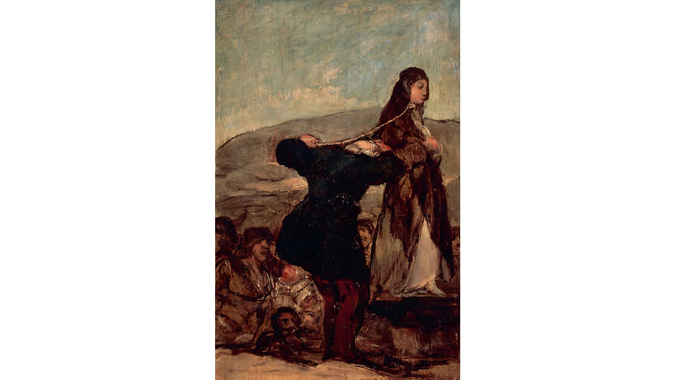 Франсиско Гойя. «Казнь ведьмы», 1820–1824