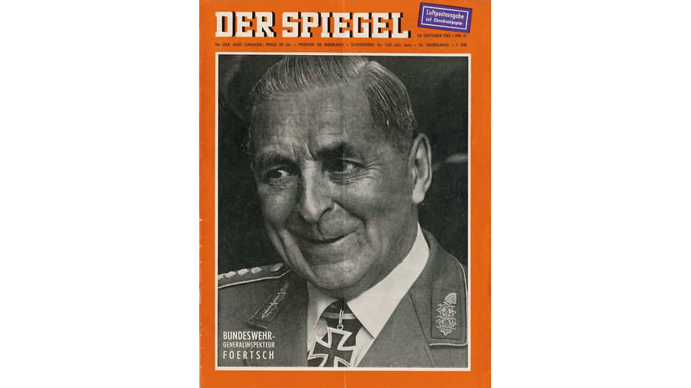 Обложка Der Spiegel, 10 октября 1962
