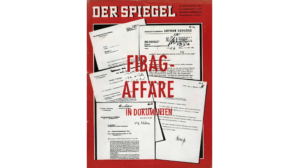 Обложка Der Spiegel, 20 февраля 1962
