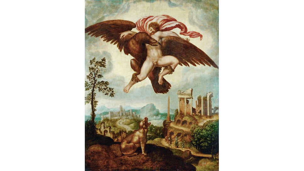 Микеланджело. «Похищение Ганимеда», 1575-1580
