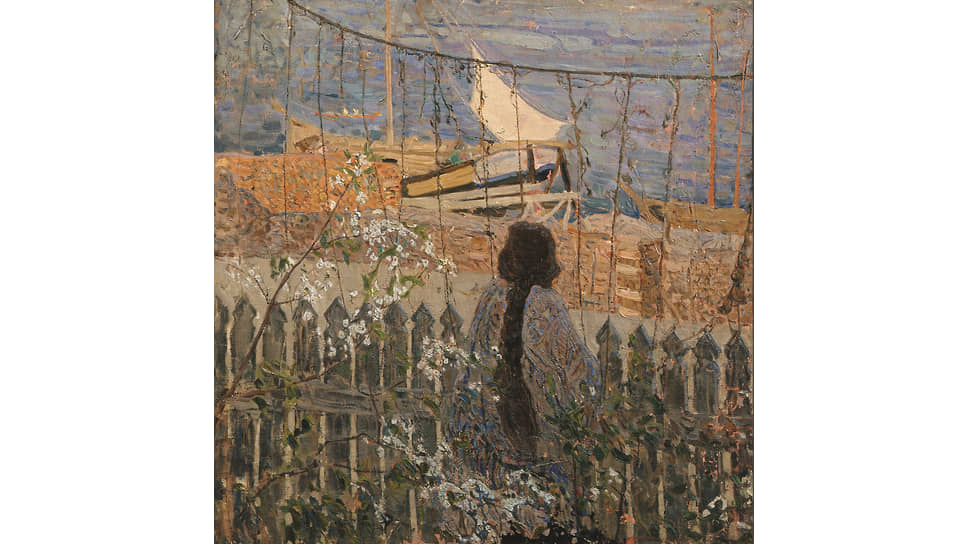 Александр Савинов. «Девушка и парус», 1906
