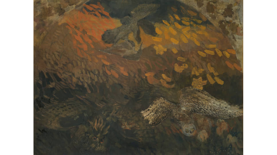 Петр Уткин. «Ночь (Осенняя песня)», 1904
