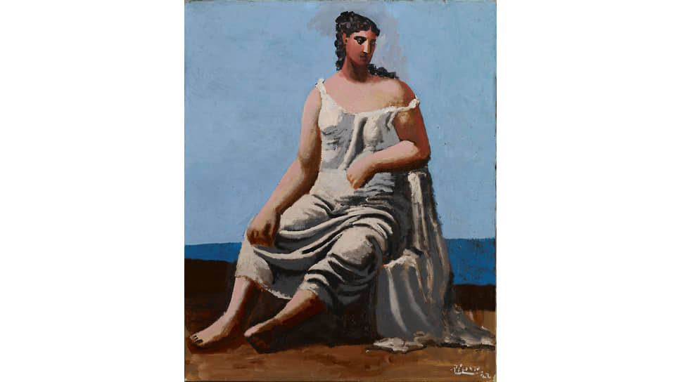 Пабло Пикассо. «Женщина у моря», 1922