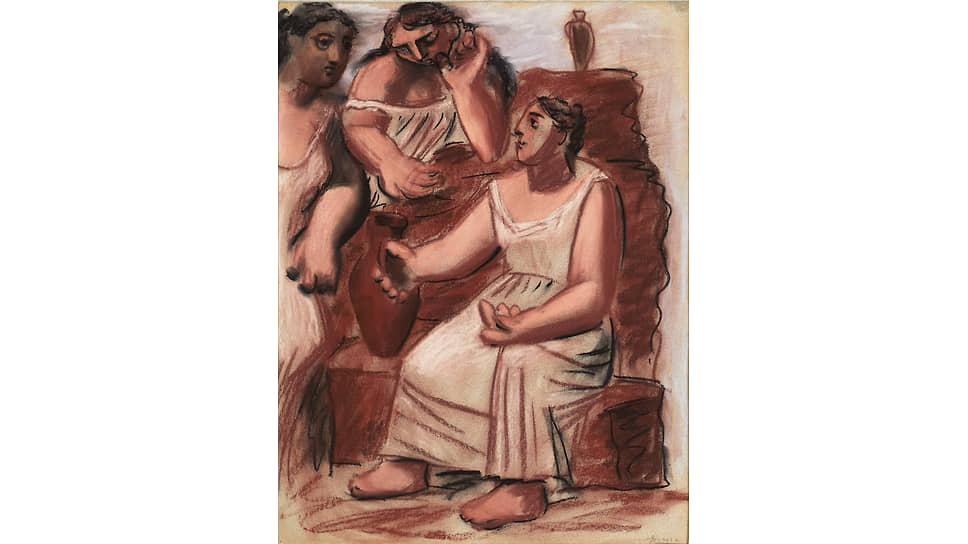 Пабло Пикассо. «Три женщины у фонтана», 1921