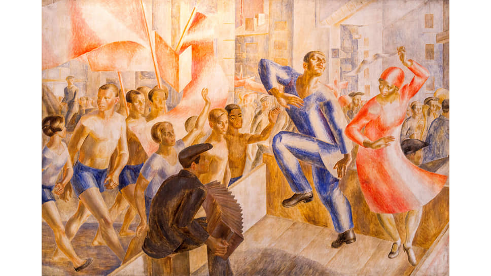 Елена Аладжалова. «Праздник 1 мая», 1927
