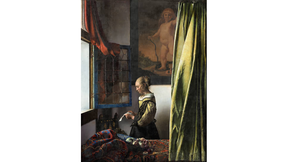 Ян Вермеер. «Девушка, читающая письмо у открытого окна», 1657–1658