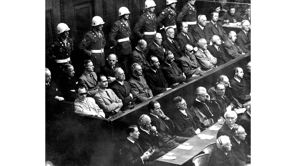 Вынесение приговора главным обвиняемым на Нюрнбергском процессе, 30 сентября 1946 