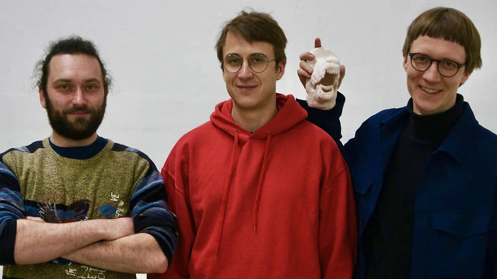 Слева направо: Евгений Римкевич, Степан Субботин, Василий Субботин