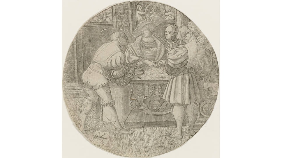 «Трое мужчин, играющих в кости», 1520–1530