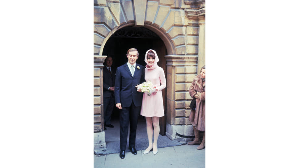 Свадьба Одри Хепбёрн и Андреа Дотти, 18 января 1969