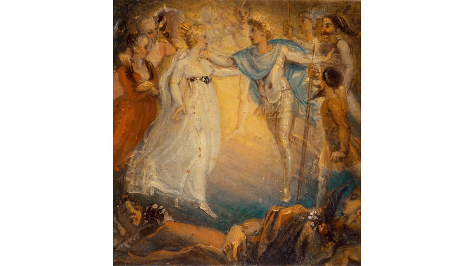 Томас Стотард. «Оберон и Титания из „Сна в летнюю
ночь”», 1806