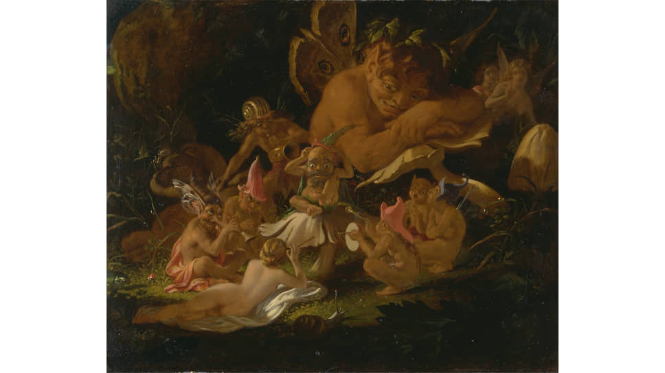 Джозеф Ноэль Патон. «Пак и феи из „Сна в летнюю ночь”»,
около 1850