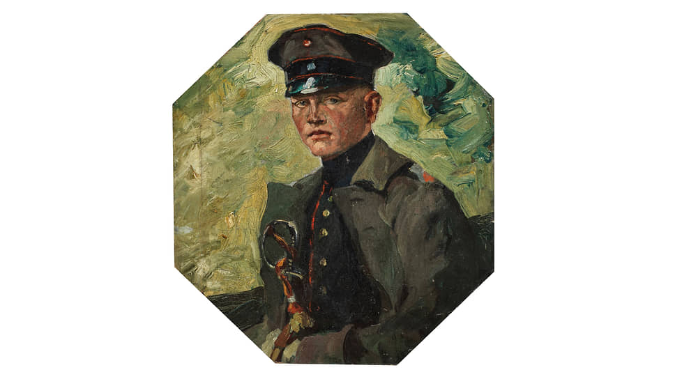 Неизвестный художник. Портрет лейтенанта Гюнтера Фрайхерра фон Форстнера, 1913–1930 
