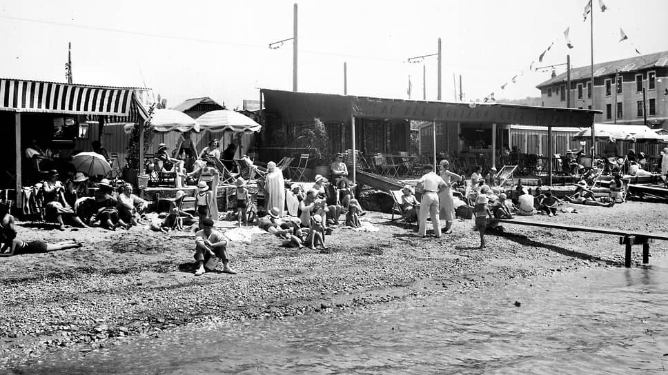 Пляж Санари-сюр-Мер, 1935