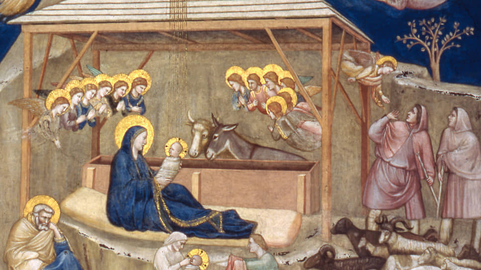 Джотто ди Бондоне.
«Рождество», 1311.
Базилика Святого
Франциска в Ассизи