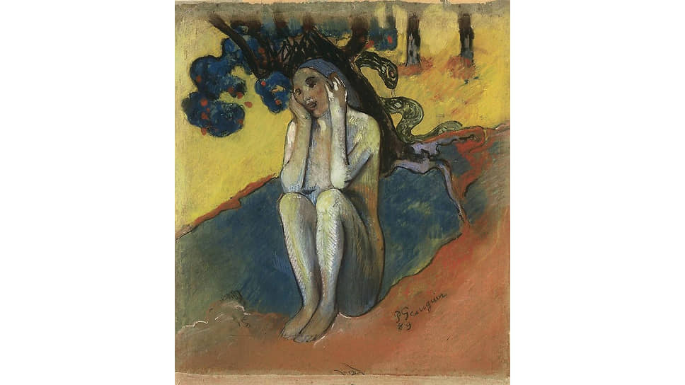 Поль Гоген. «Бретонская Ева», 1889