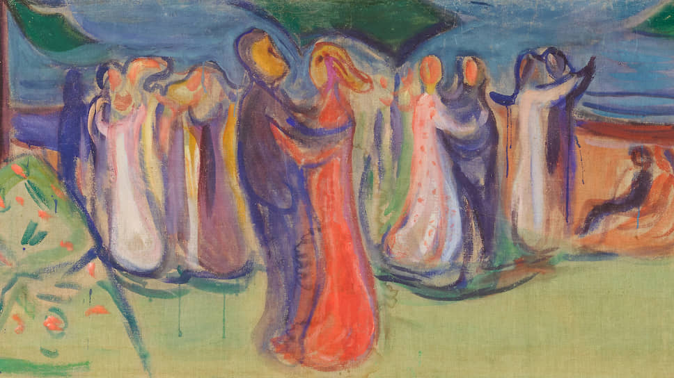 Эдвард Мунк. «Танец на пляже», 1906
