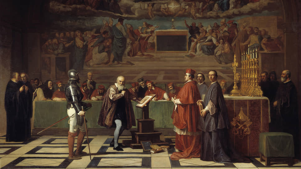 Жозеф-Николя Робер-Флёри. «Галилей перед судом
инквизиции», 1847