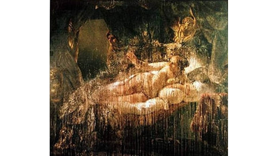 Поврежденная картина «Даная», 1985