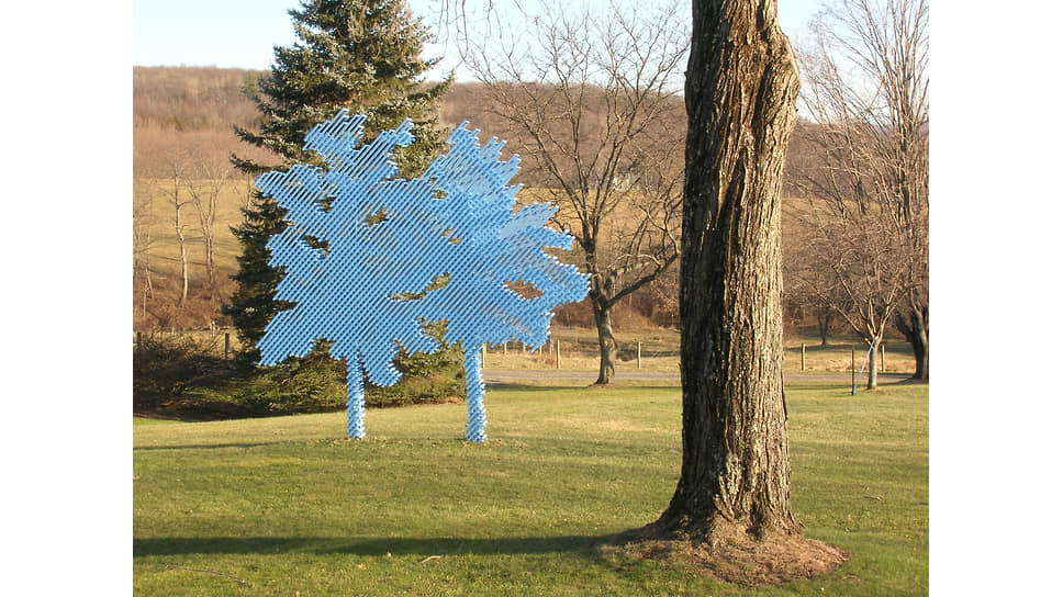 «Голубые деревья» (Нью-Йорк), 2011. Выставка «Александр
Константинов. Дом из воздуха и линий» в ГЭС-2
