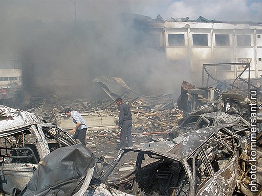 Взрыв у здания РОВД в Назрани в августе 2009 года