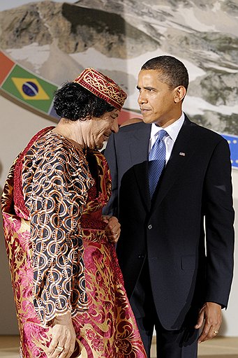 С Бараком Обамой (США), 2009