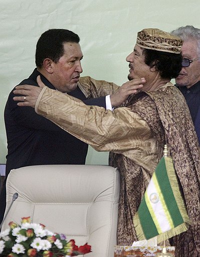 С Уго Чавесом (Венесуэла), 2009