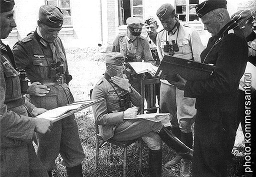 Немецкие офицеры и генералы перед нападением на СССР 22 июня 1941 года