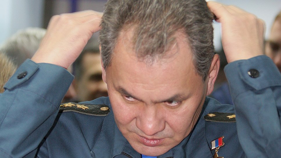 Глава МЧС Сергей Шойгу. Казань, 2007 год 
