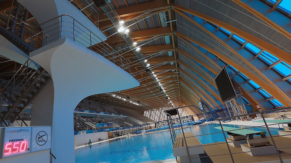 Стоимость строительства Дворца водных видов спорта составила 3,6 млрд руб. 