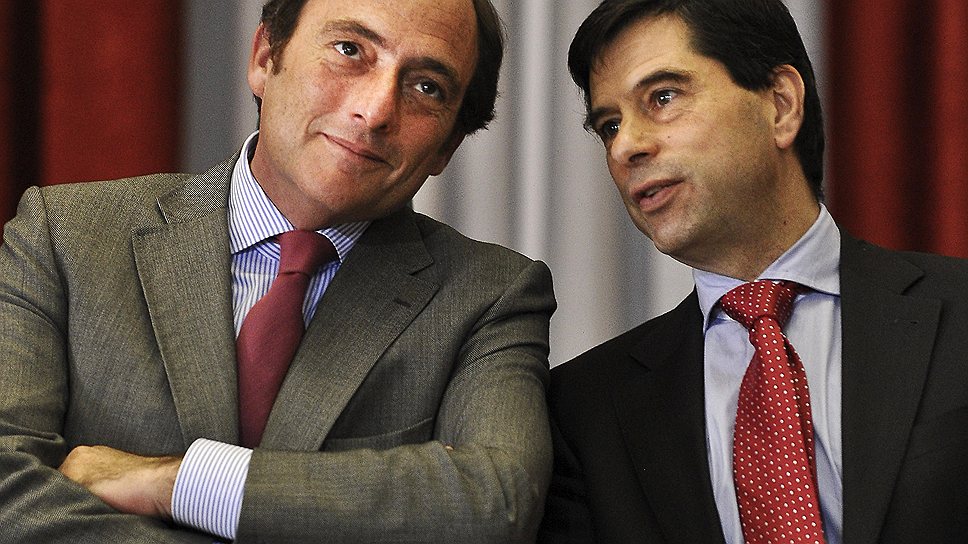Министры (слева — Паулу Порташ, справа — Витор Гашпар) выступили единым фронтом, оставив без присмотра иностранные дела и финансы Португалии