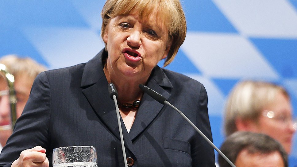 Канцлер Германии Ангела Меркель выбирает для своих выступлений самые неожиданные площадки